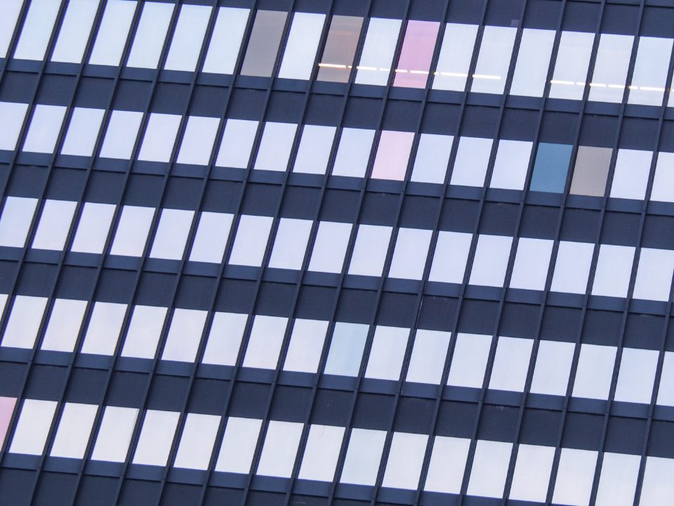On-site glazing management for an office tower