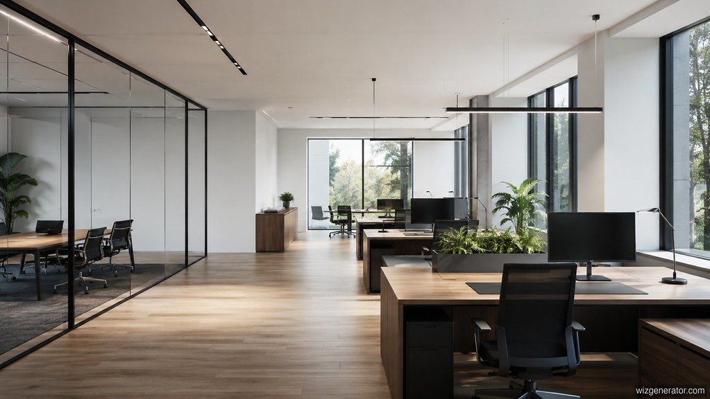 Interior glass walls from commercial glazing services