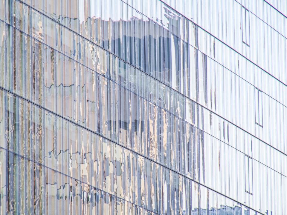 Commercial storefront installation on a downtown street